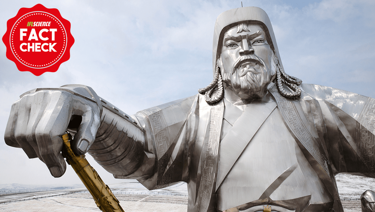 Fact Check Are 1 In 200 People Today Descended From Genghis Khan 1268 